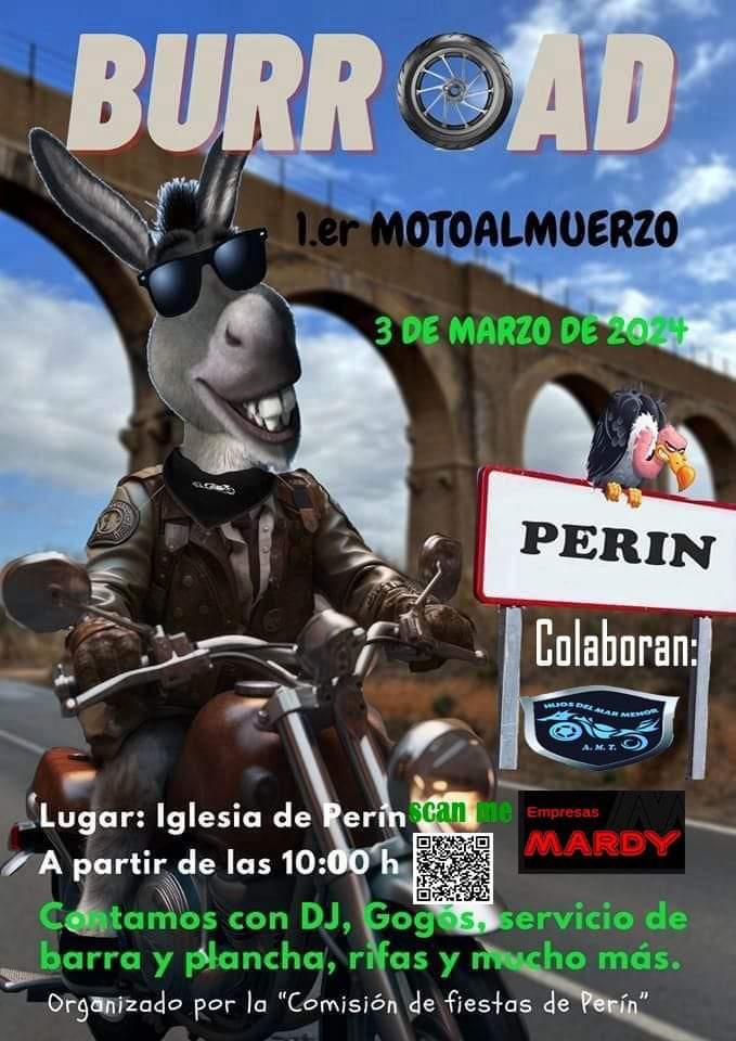 Encuentro de motos en&nbsp;Perín